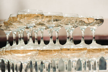 champagne glasses
