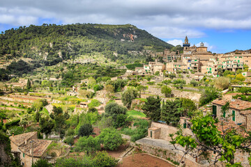 Fototapeta na wymiar Valldemossa town on Mallorca
