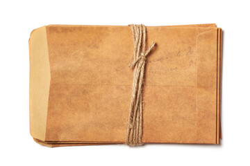Retro envelope isolated
