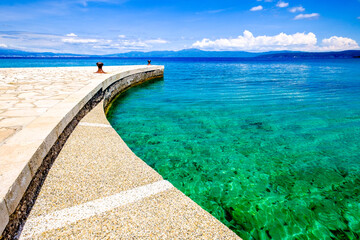 Fototapeta premium promenade in croatia