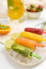 homemade natural ice pops