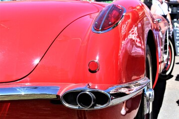 An image of a classic car fin, vintage - us classic car