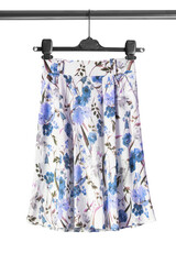 Skirt on clothes rack