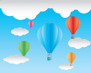 air balloon illustration