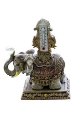 decorative thermometer elephant figure.