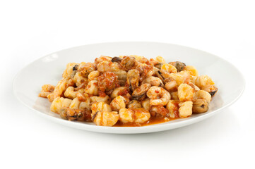 gnocchi con pesce