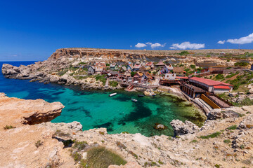 Obraz premium Malta. Village Popeye.