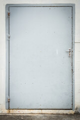 old steel door