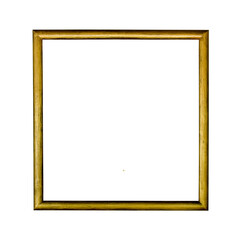 Vintage gold colour wooden photo frame