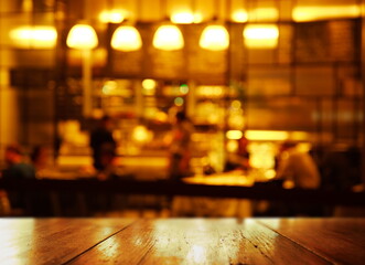 blur bar or pub in the dark night background