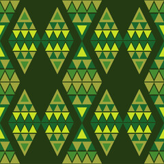 Fototapeta premium Ethnic boho seamless pattern. Vector illustration. 