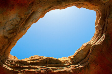 A window into the sky from an ancient cave