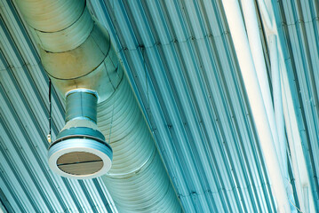 Industrial ventilation system pipes
