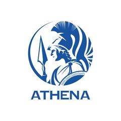 greek goddess athena illustration - obrazy, fototapety, plakaty