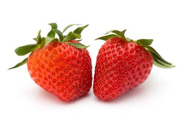 Strawberry isolated on white background. Fresh berry.