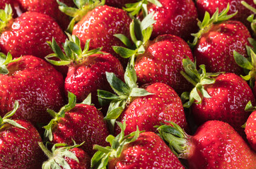 strawberry texture closeup