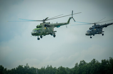 Fototapeta premium Helicopters