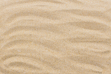 Fototapeta na wymiar closeup of sand pattern of a beach in the summer for background