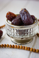 Ramadan fruits - dry dates for iftar time.