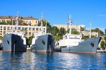warships in the Bay