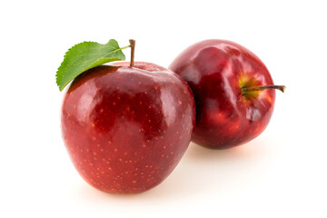 Two red apples