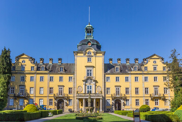 Fototapeta na wymiar Front of the main building of the Buckeburg Palace