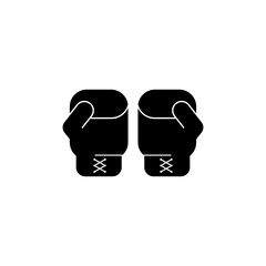 Boxing gloves vector icon