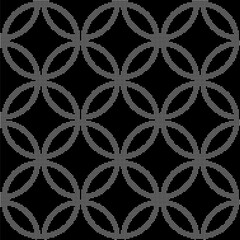 Obraz premium Halftone round black seamless background retro round cross frame chain