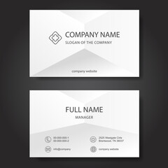 Business card, vector