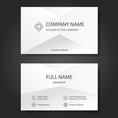 Naklejka premium Business card, vector