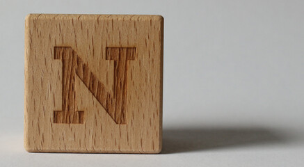Holzwürfel "N"