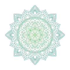 Flower Mandalas. Vintage decorative elements. Oriental pattern, vector illustration. Islam, Arabic, Indian, turkish, pakistan, chinese, ottoman motifs