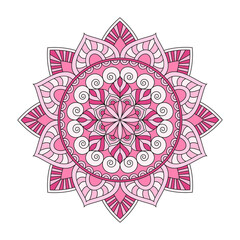 Flower Mandalas. Vintage decorative elements. Oriental pattern, vector illustration. Islam, Arabic, Indian, turkish, pakistan, chinese, ottoman motifs