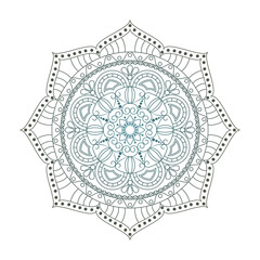 Flower Mandalas. Vintage decorative elements. Oriental pattern, vector illustration. Islam, Arabic, Indian, turkish, pakistan, chinese, ottoman motifs