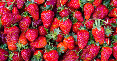 red strawberry. background