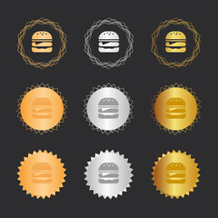 Hamburger - Bronze, Silber, Gold Medaillen