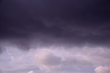 Fototapeta na wymiar Sky and clouds / Sky and rain clouds, use as background.
