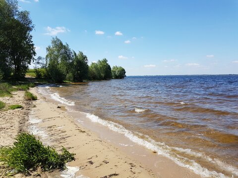 Plaża. Jezioro