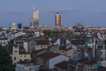 Lyon la nuit - Rhône.
