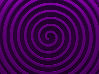Purple helix abstract background. 3D illustration. This image works good for text backgrounds, website backgrounds, or print.