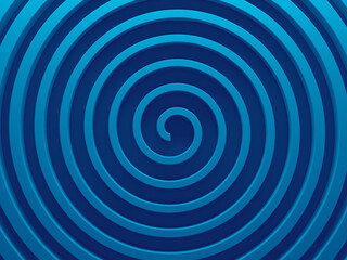 Blue abstract helix background. 3D illustration. Works for text backgrounds, website backgrounds, print and mobile application.