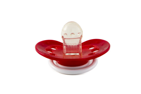 baby teat, pacifier isolated photo.