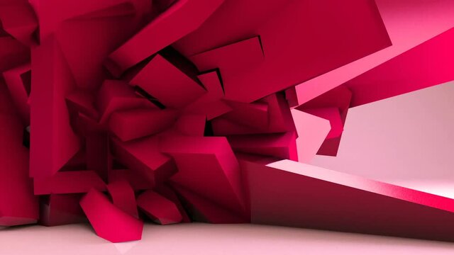 Geometric background, wall deformation