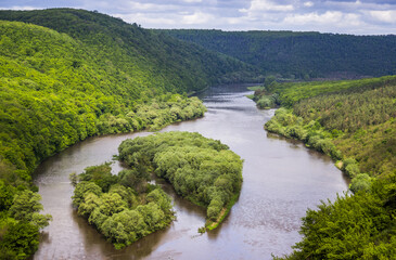 beautiful islands on big river