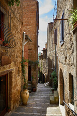 Fototapeta na wymiar Old Tuscany town. Italy concept