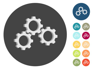 3D Icons - Zahnräder - Optionen