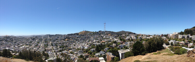 San Francisco Sutro Tower Cityscape 