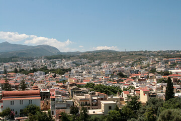 Fototapeta premium Ładny widok z Rethymno, Kreta, Grecja