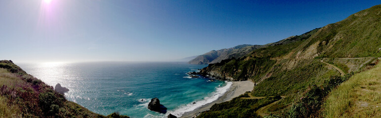 Inspiring California Coast Panorama