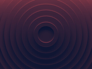 Pink radial abstract background for graphic design, book cover template, business brochure, website template design. 3D illustration.